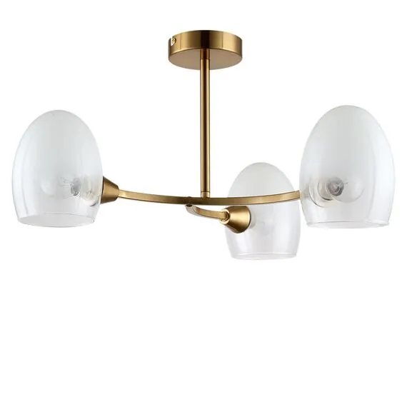 LUMION 6514/3C MODERNI LN23 117 латунь Люстра потолочная E14 3*40W 220V KENDALL