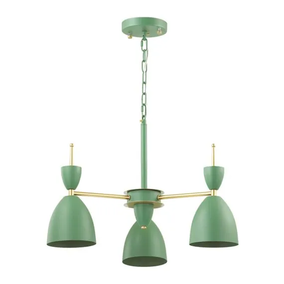 LUMION 3785/3 MODERNI LN19 274 зеленый, золото Люстра E27 3*60W 220V GEMMA