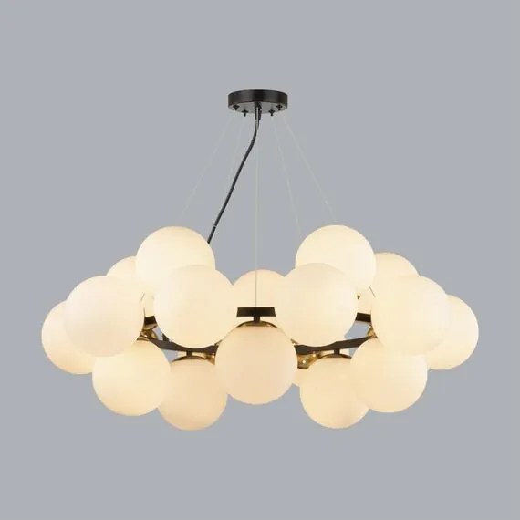 LUMION 6508/20 MODERNI LN23 105 чёрный, белый, бронза Люстра E14 20*40W 220V MELONA, изображение 3