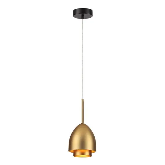 LUMION 8001/1A MODERNI LN25 166 черный/античное золото металл/металл Подвес Е14 40W 220V AVRORA, изображение 4