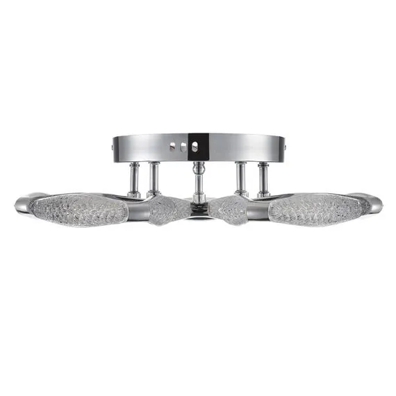 LUMION 8239/5CL LEDIO LN25 000 хром, металл/пластик Люстра потолочная с ПДУ LED 65W 3000-6000K 220V RUANA, изображение 5