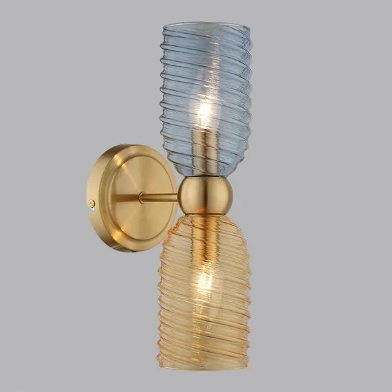 LUMION 6511/2W MODERNI LN23 173 латунь Бра E14 2*40W 220V MONROE, изображение 3