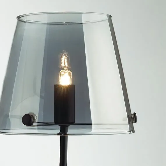 LUMION 6570/1W MODERNI LN25 103 черный/дымчатый/металл/стекло Бра G9 1*20W 220V SMOKY, изображение 8