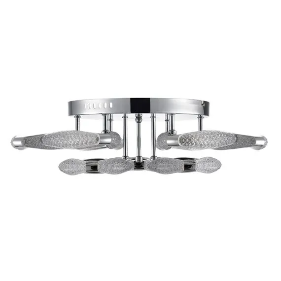LUMION 8239/9CL LEDIO LN25 000 хром, металл/пластик Люстра потолочная с ПДУ LED 120W 3000-6000K 220V RUANA, изображение 5