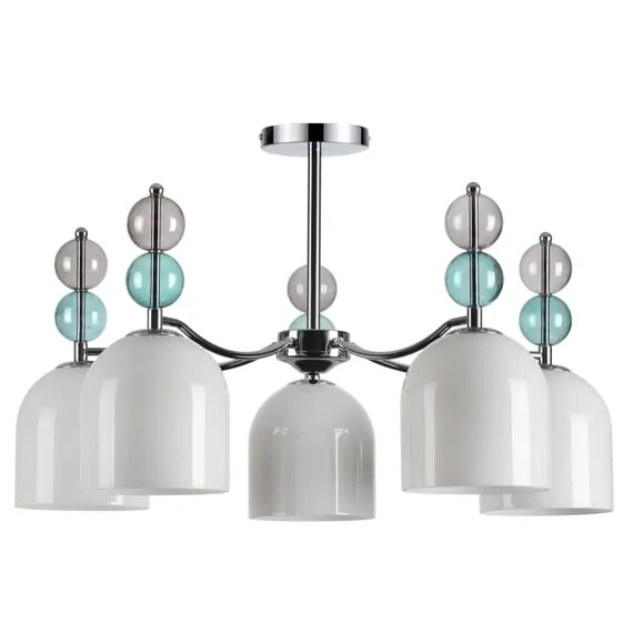 LUMION 5235/5C MODERNI LN23 101 хром Люстра потолочная E27 5*40W 220V GILLIAN