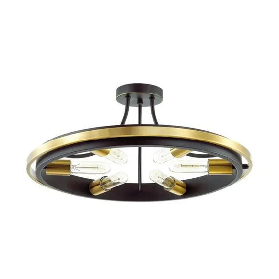 LUMION 4401/6C LOFTI LN19 224 золотой, черный Люстра потолочная E27 6*60W 220V MAEVE
