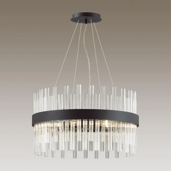 LUMION 5272/5 MODERNI LN23 151 черный Люстра E14 5*40W 220V MITSUKO, изображение 4