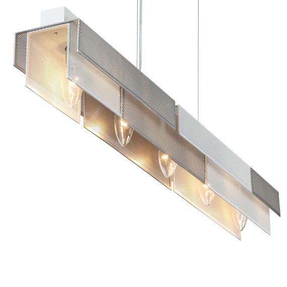 LUMION 8006/5A MODERNI LN25 164 белый/никель, белый металл/металл Подвесной светильник Е14 5*40W 220V DANA, изображение 3