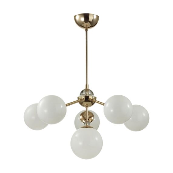 LUMION 6536/6C MODERNI LN23 112 золотой Люстра потолочная E27 6*40W 220V MARSHA