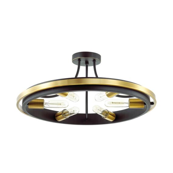 LUMION 4401/6C LOFTI LN19 224 золотой, черный Люстра потолочная E27 6*60W 220V MAEVE