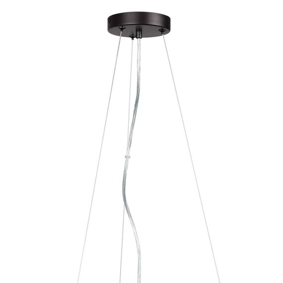LUMION 8007/6 MODERNI LN25 251 черный/черный, золотой металл/металл, стекло Люстра подвесная Е14 6*40W 220V Zarina, изображение 7