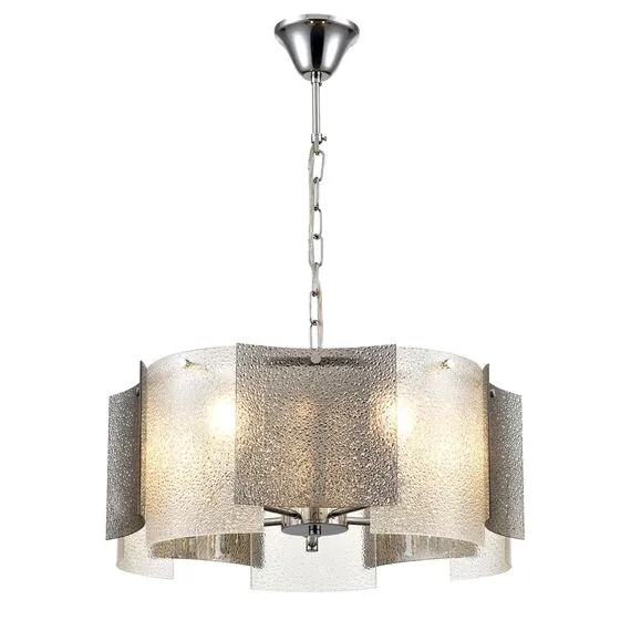 LUMION 6594/5 MODERNI LN25 148 хром/тонированное стекло, металл/стекло Люстра подвесная E14 5*40W 220V DANDY, изображение 4