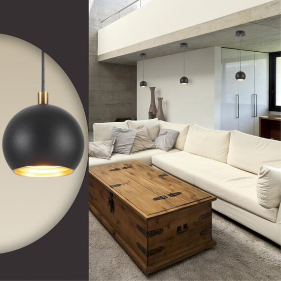 LUMION 3635/1 MODERNI LN18 000 черный с бронзой Подвес G9 40W 220V NERUNI, изображение 3