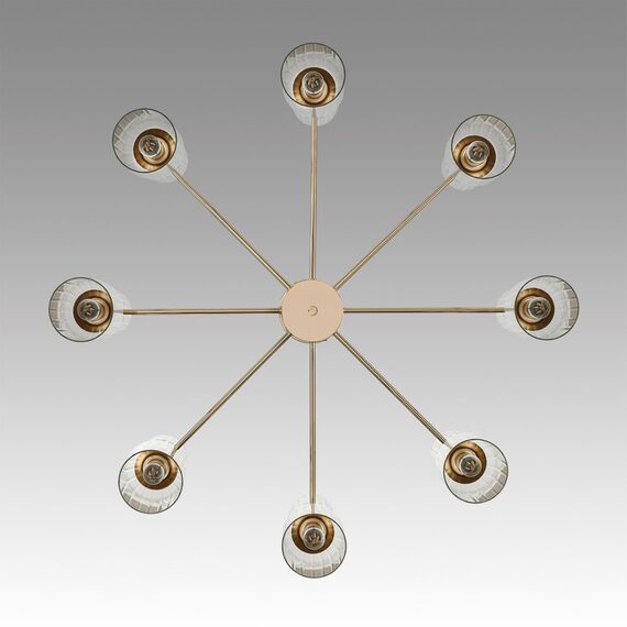 LUMION 6586/16 MODERNI LN25 89 золото/прозрачный, металл/стекло Люстра подвесная E14 16*40W 220V KASSIA, изображение 3