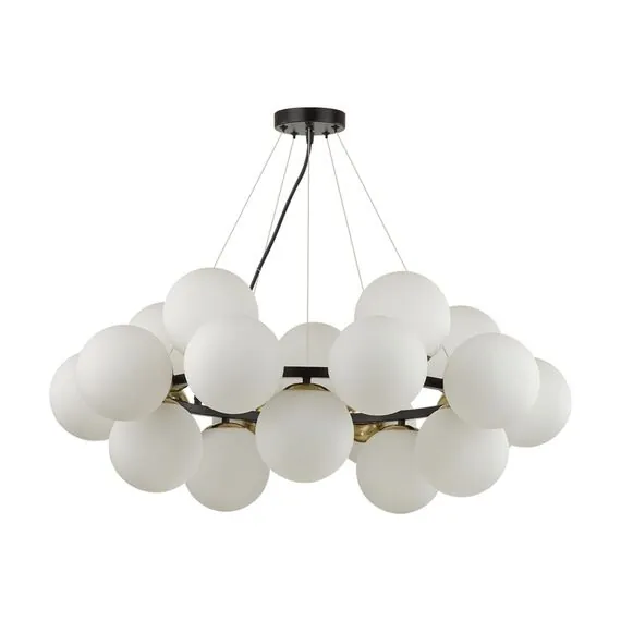LUMION 6508/20 MODERNI LN23 105 чёрный, белый, бронза Люстра E14 20*40W 220V MELONA