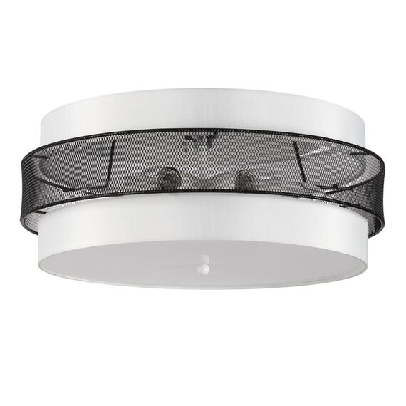 LUMION 8002/6C MODERNI LN25 159 белый, черный металл/металл, текстиль Потолочный светильник Е27 6*60W 220V ANIMAISA