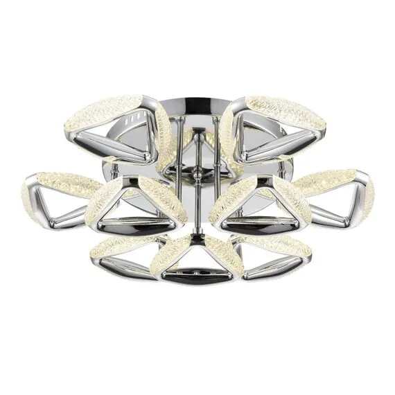 LUMION 8239/9CL LEDIO LN25 000 хром, металл/пластик Люстра потолочная с ПДУ LED 120W 3000-6000K 220V RUANA, изображение 8