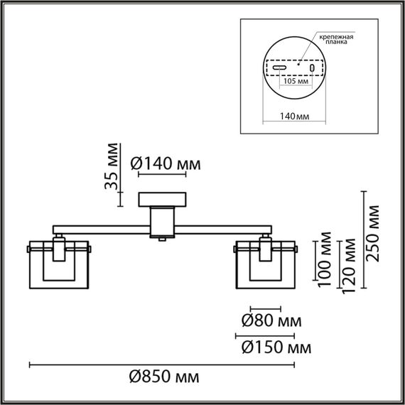 LUMION 6587/8C MODERNI LN25 91 золото/прозрачный, металл/стекло Люстра потолочная E14 8*40W 220V VERDI, изображение 2