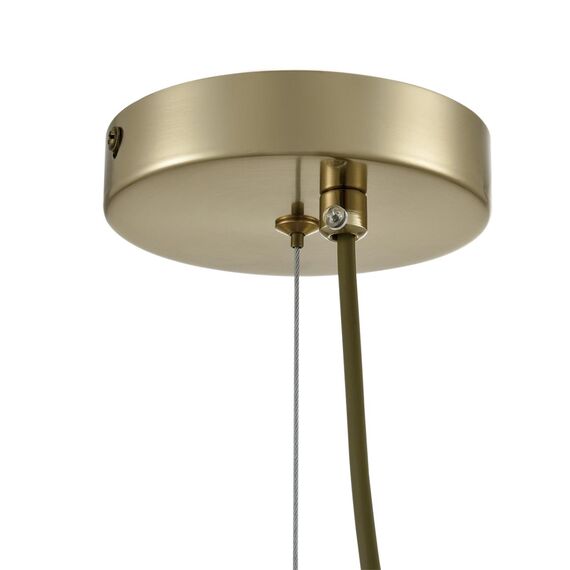 LUMION 6596/4A MODERNI LN25 183 латунь титаниум/прозрачный, металл/стекло Подвес E27 4*60W 220V CORNE, изображение 8