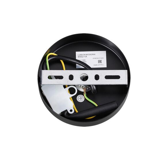 LUMION 6562/1A MODERNI LN25 140 черный, золотой/прозрачный/металл/стекло Подвес E27 1*40W 220V ICE, изображение 5