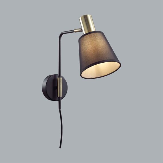 LUMION 3638/1W MODERNI LN19 182 черный Бра E14 40W 220V MARCUS, изображение 4