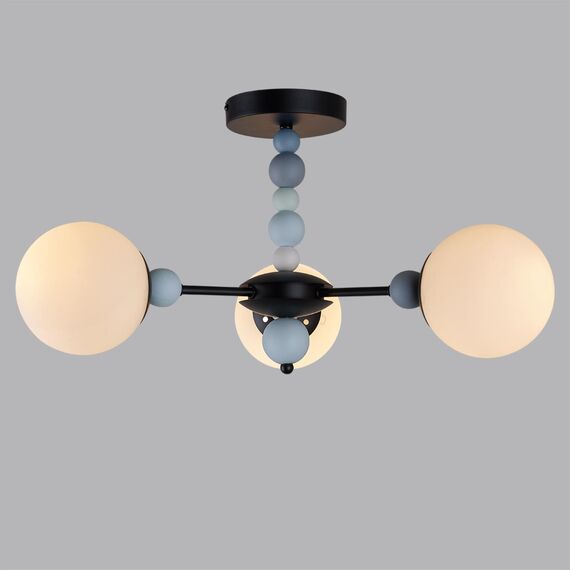 LUMION 6526/3C MODERNI LN23 291 чёрный Люстра потолочная E14 3*40W 220V SUNDAY, изображение 3