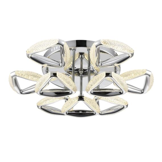 LUMION 8239/9CL LEDIO LN25 000 хром, металл/пластик Люстра потолочная с ПДУ LED 120W 3000-6000K 220V RUANA, изображение 8