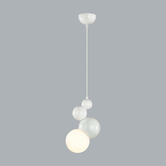 LUMION 6565/1A MODERNI LN25 118 белый/белый матовый/металл/стекло Подвес E27 1*40W 220V BLASEN, изображение 5