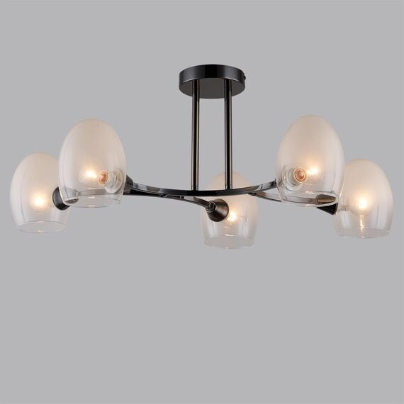 LUMION 6513/5C MODERNI LN23 117 чёрный Люстра потолочная E14 5*40W 220V KENDALL, изображение 3