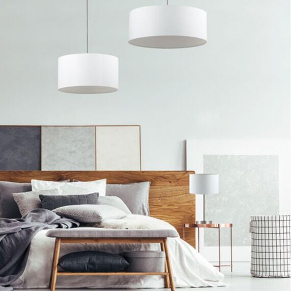 LUMION 3745/3 MODERNI LN19 126 никель/белый, металл/текстиль Подвес E27 3*60W 220V NIKKI, изображение 4