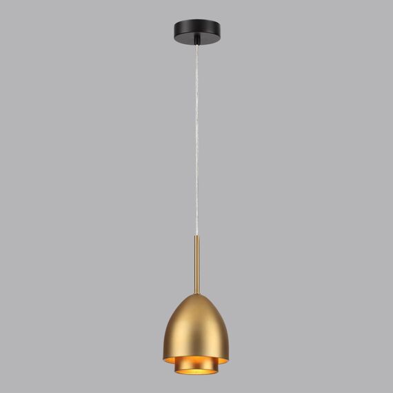 LUMION 8001/1A MODERNI LN25 166 черный/античное золото металл/металл Подвес Е14 40W 220V AVRORA, изображение 3
