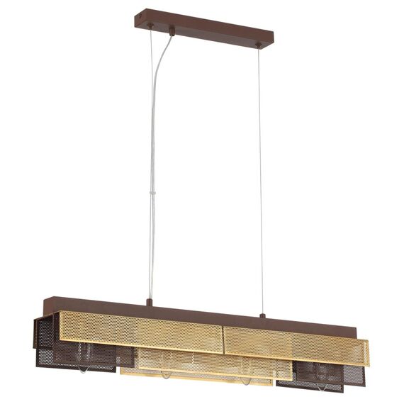 LUMION 8005/4A MODERNI LN25 164 кофе/кофе, золотой металл/металл Подвесной светильник Е14 4*40W 220V DANA