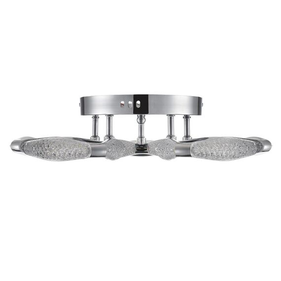LUMION 8239/5CL LEDIO LN25 000 хром, металл/пластик Люстра потолочная с ПДУ LED 65W 3000-6000K 220V RUANA, изображение 5