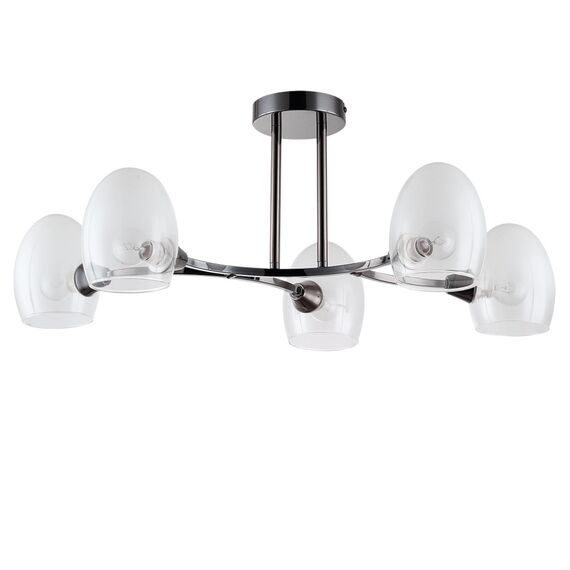 LUMION 6513/5C MODERNI LN23 117 чёрный Люстра потолочная E14 5*40W 220V KENDALL