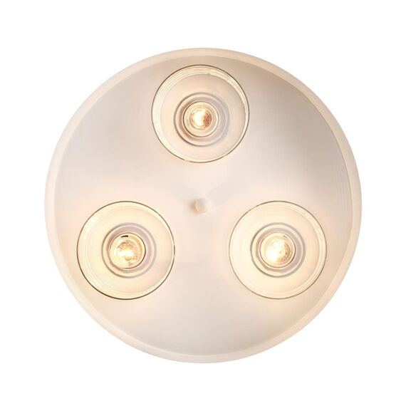 LUMION 6599/3C MODERNI LN25 156 белый/белый, бежевый металл, эко кожа/металл, стекло Подвесной светильник Е27 3*60W 220V BASALTO, изображение 3