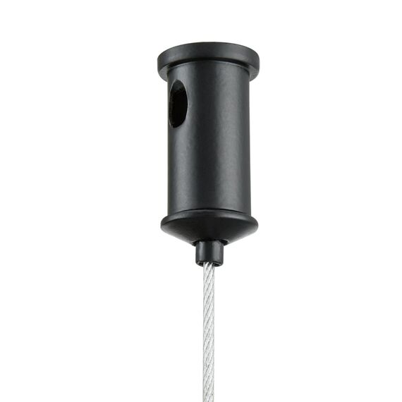 LUMION 6595/4A MODERNI LN25 183 черный/прозрачный, металл/стекло Подвес E27 4*60W 220V CORNE, изображение 7