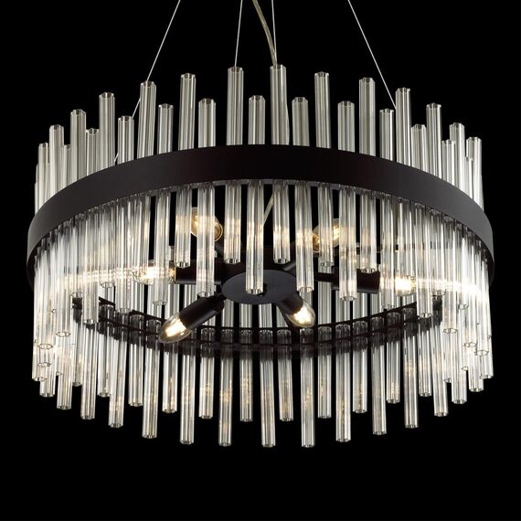 LUMION 5272/6 MODERNI LN23 151 черный Люстра E14 6*40W 220V MITSUKO, изображение 6