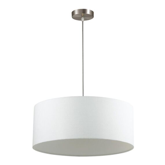 LUMION 3745/3 MODERNI LN19 126 никель/белый, металл/текстиль Подвес E27 3*60W 220V NIKKI