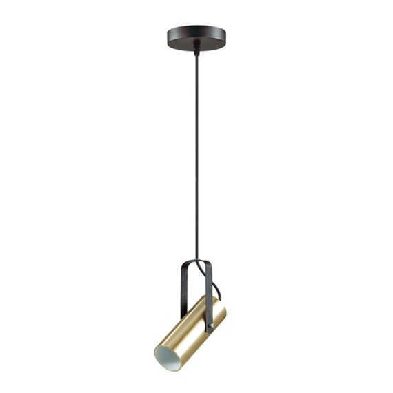 LUMION 3714/1 MODERNI LN19 238 золотой, чёрный Подвес GU10 LED 1*5W 220V CLAIRE