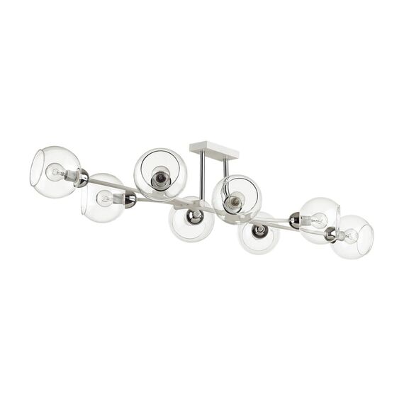 LUMION 4517/8C MODERNI LN20 187 белый, хром Люстра потолочная E14 8*40W 220V ALANA