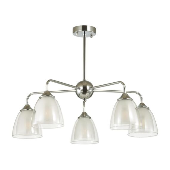 LUMION 5289/5C MODERNI LN23 000 хром Люстра потолочная E14 5*60W 220V TOBY