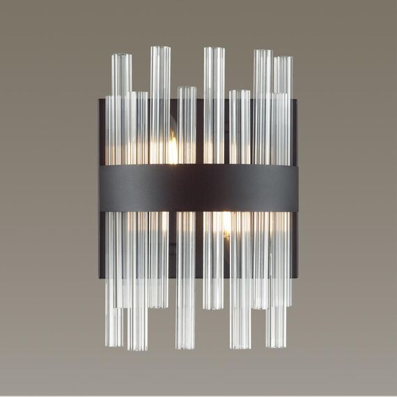 LUMION 5272/2W MODERNI LN23 151 черный Бра E14 2*40W 220V MITSUKO, изображение 5