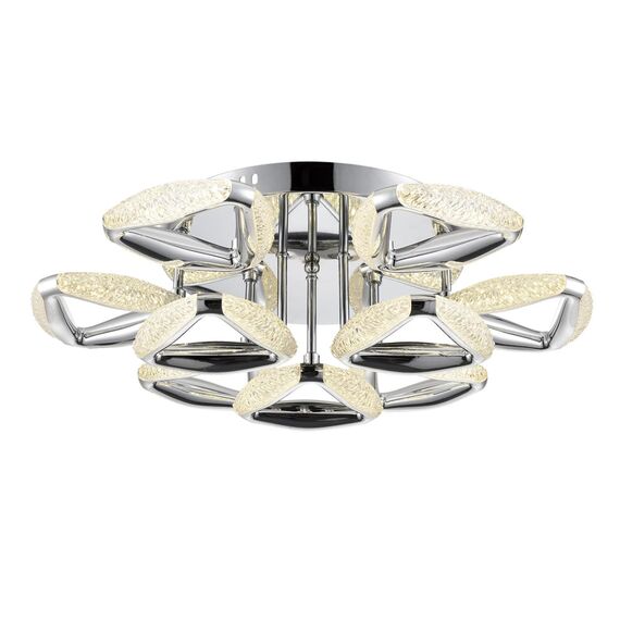 LUMION 8239/9CL LEDIO LN25 000 хром, металл/пластик Люстра потолочная с ПДУ LED 120W 3000-6000K 220V RUANA, изображение 7