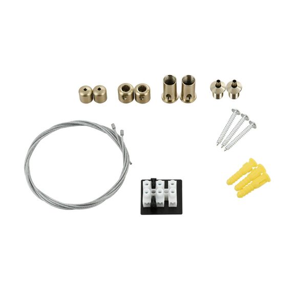 LUMION 6596/4A MODERNI LN25 183 латунь титаниум/прозрачный, металл/стекло Подвес E27 4*60W 220V CORNE, изображение 6