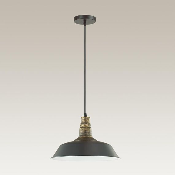 LUMION 3677/1 SUSPENTIONI LN18 322 матовый черный Подвес E27 60W 220V STIG, изображение 3