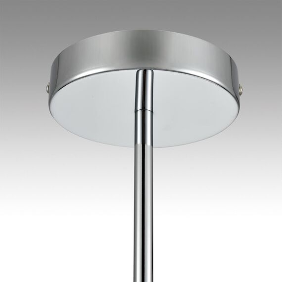 LUMION 8111/5 MODERNI LN25 138  хром/серый, металл/текстиль Люстра подвесная E14 5*40W 220V ZIGRISA, изображение 8