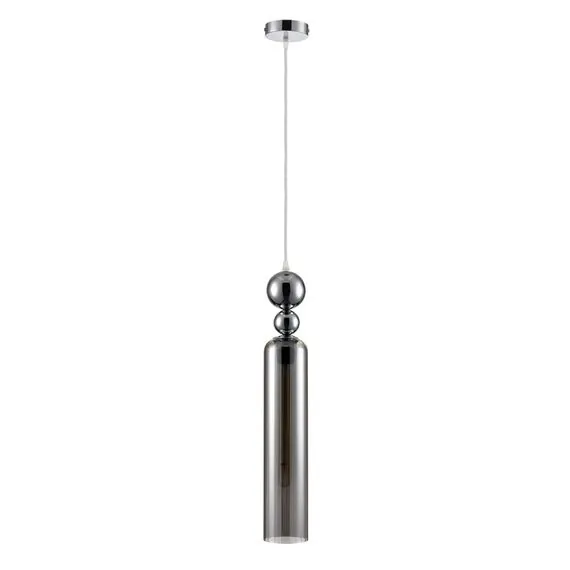 LUMION 8063/1A MODERNI LN25 298 хром/смоки, металл/стекло Подвесной светильник E27 1*60W 220V LORENZO