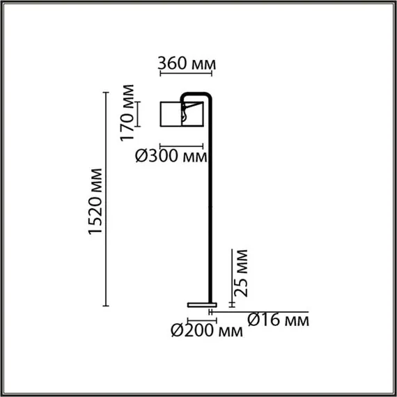 LUMION 8072/1F NEOCLASSI LN25 366 золото/желтый,  металл/камень/текстиль Торшер E27 1*60W 220V VELVETA, изображение 2
