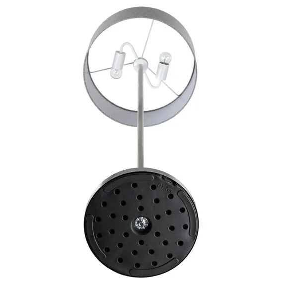 LUMION 8251/2F MODERNI LN25 000  никель/серый, металл/текстиль Торшер Е27 2*60W 220V NIKKI, изображение 5