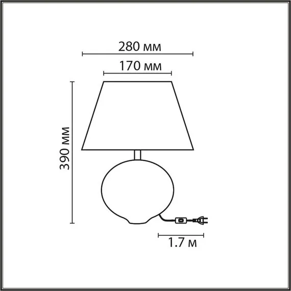 LUMION 8139/1T MODERNI LN25 000 бирюзовый/серебро, керамика/текстиль Настольная лампа Е27 1*60W 220V TAPALA, изображение 2